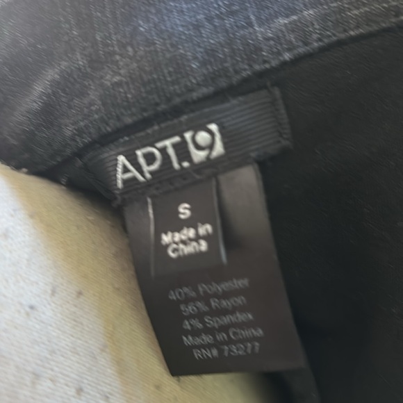 New women’s Sz S Apt 9 black open down business casual stretch blazer top - Picture 6 of 11